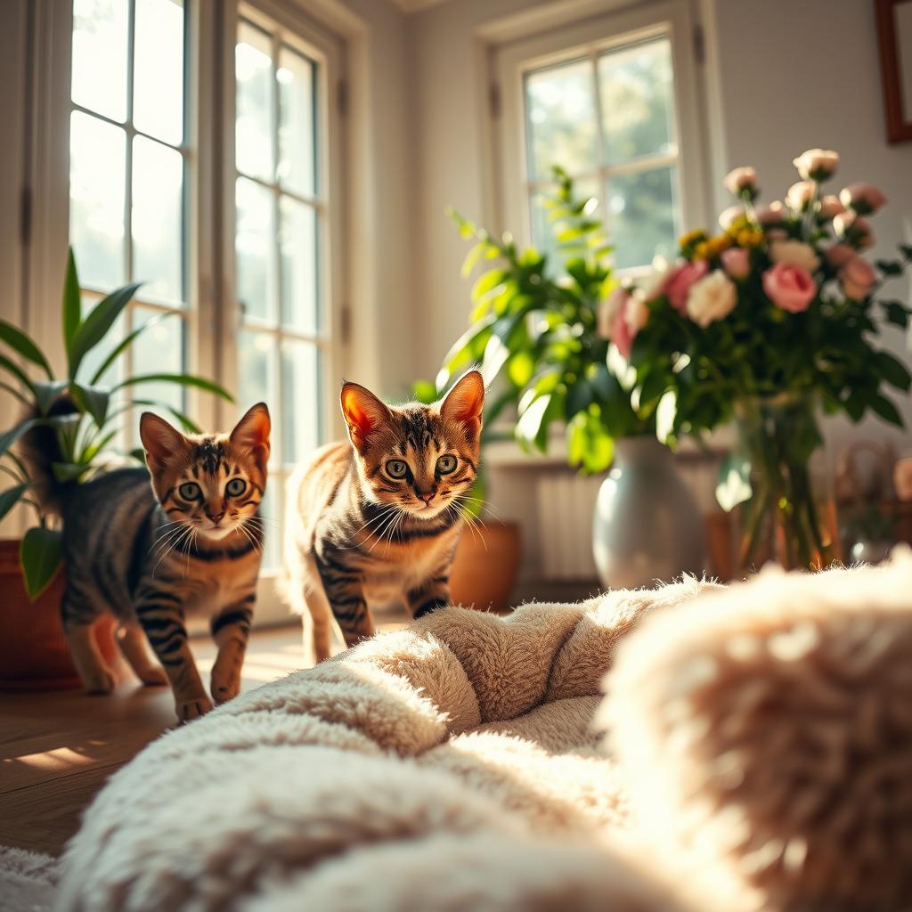 gatos curiosos
