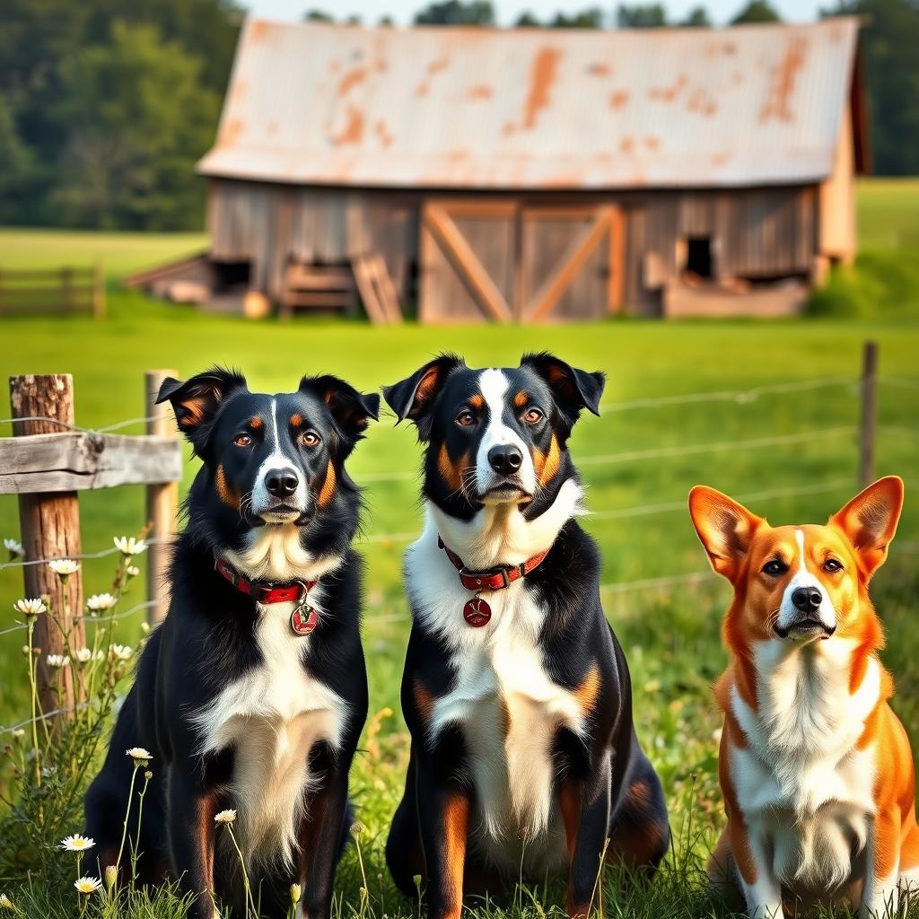 cães de trabalho para fazenda com calendário de vacinação