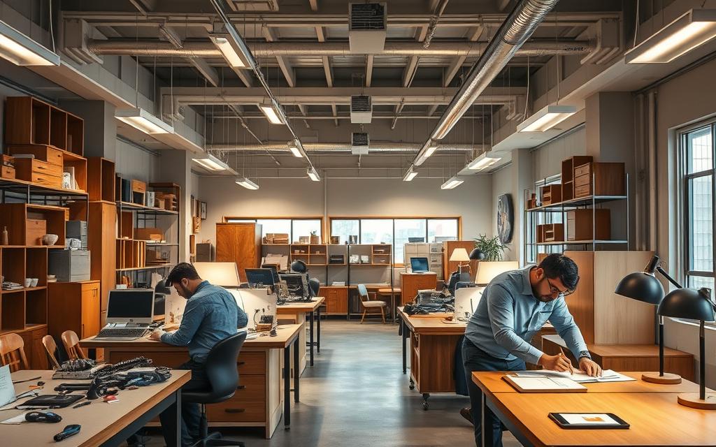 آلية العمل تقييم الأثاث