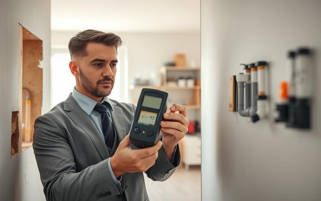 كشف تسربات المياه