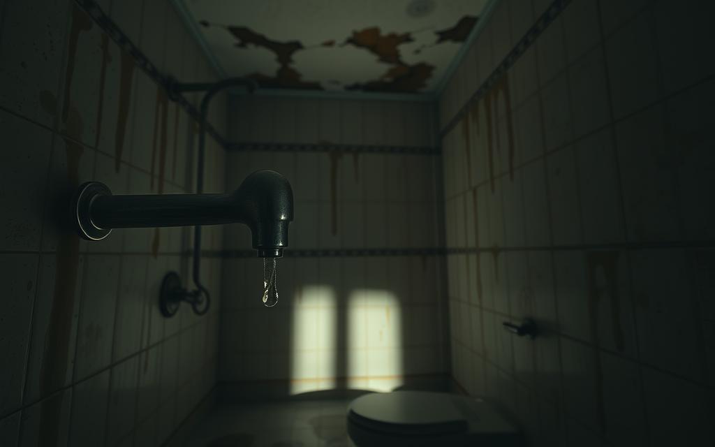 علامات وجود تسربات المياه