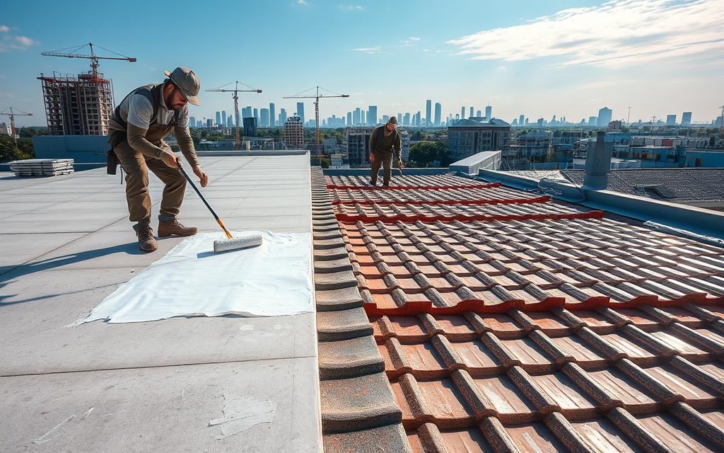 عزل الأسطح الخرسانية