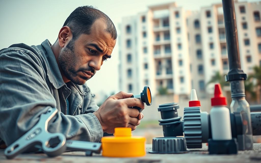 كشف تسربات المياه