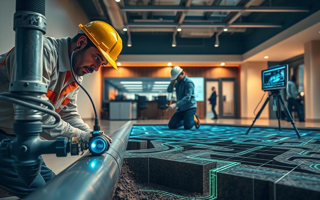 كشف تسربات المياه