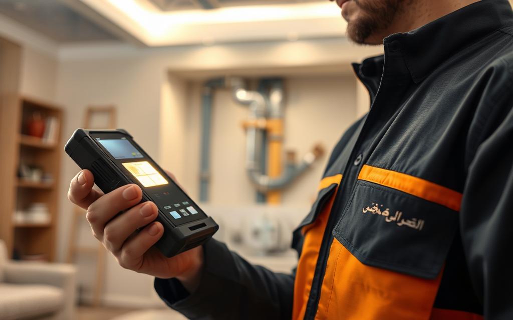 كشف تسربات المياه الأجهزة الإلكترونية