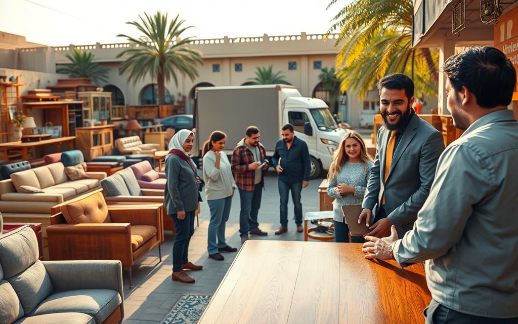 شراء الأثاث المستعمل