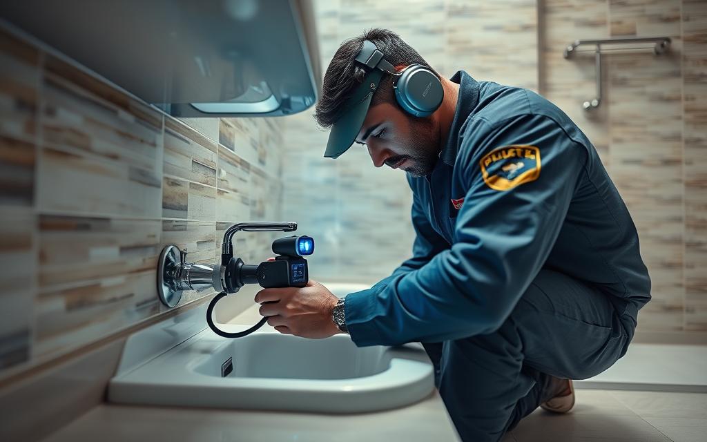 كشف تسربات المياه