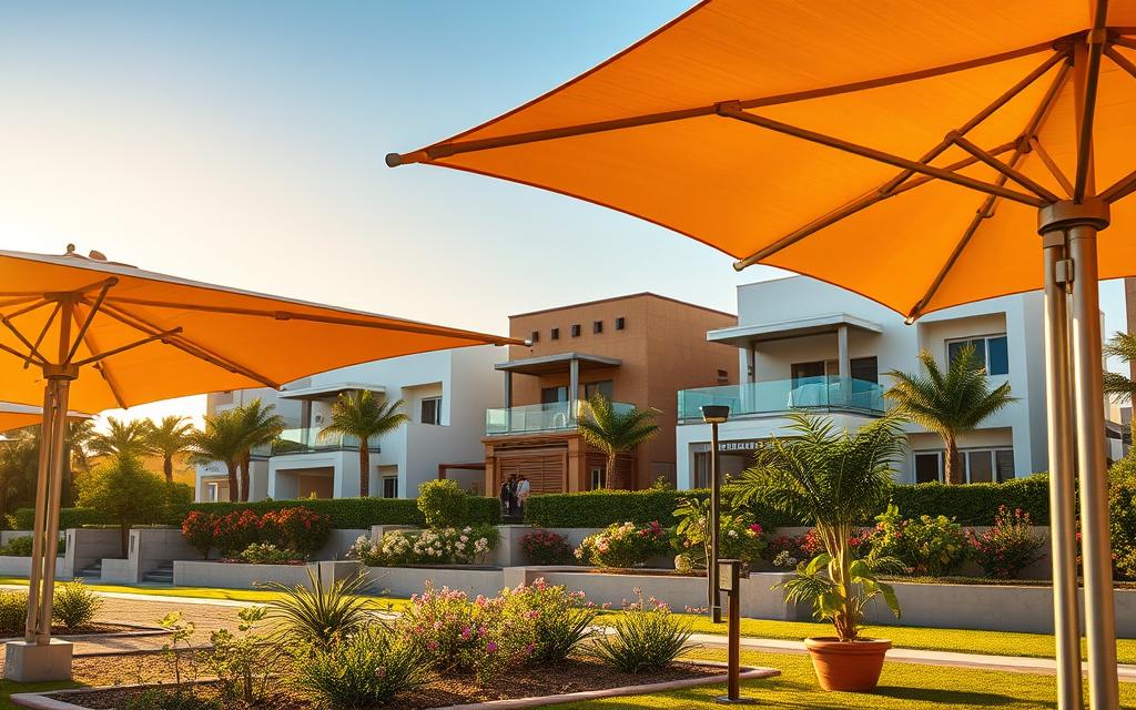 مظلات وسواتر جازان