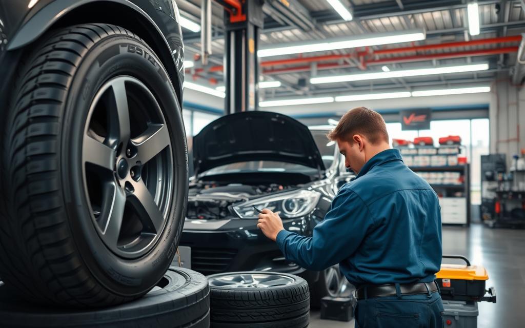 خدمات تبديل تواير وبطاريات السيارات الكويت