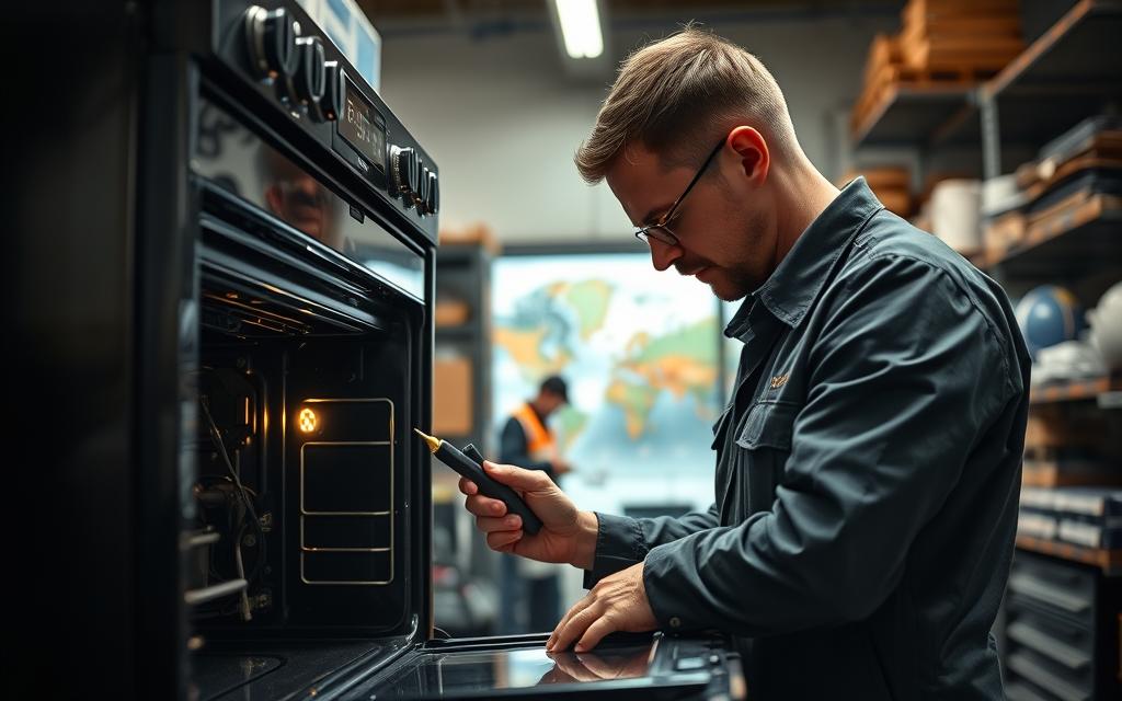 فحص أعطال الأفران والغاز