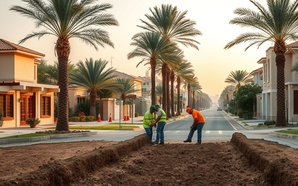 كشف تسربات حي صويدرة بالاحساء شركة أكوا ديتكت
