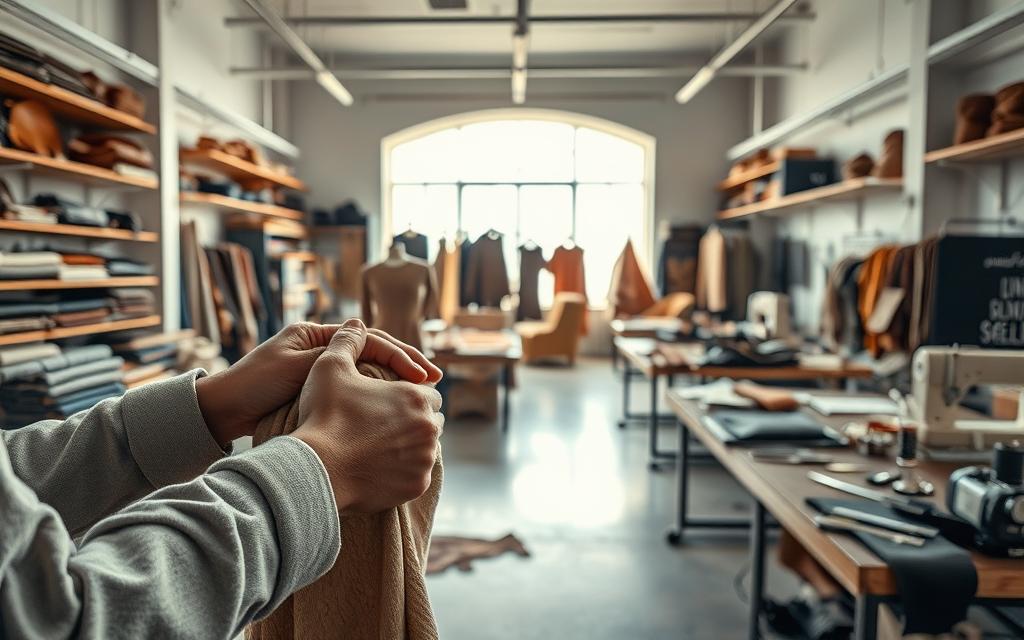 التعامل مع الأقمشة