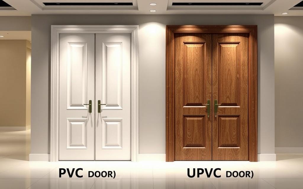 مقارنة بين أبواب PVC وأبواب UPVC
