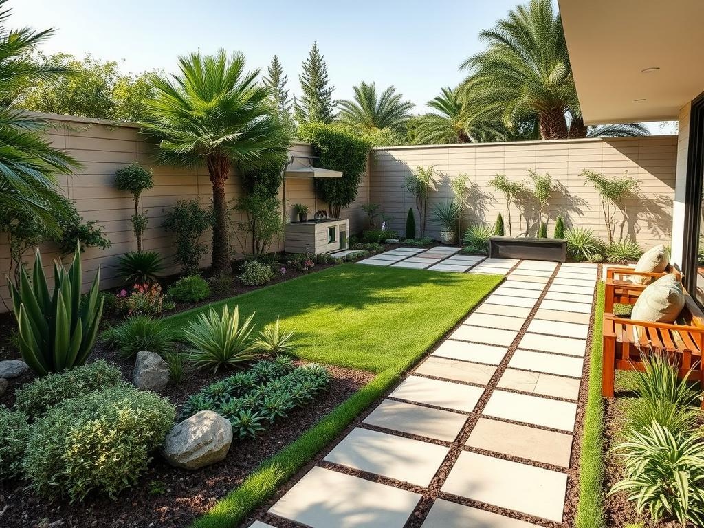 تصميم وتنسيق حدائق منزلية بالرياض