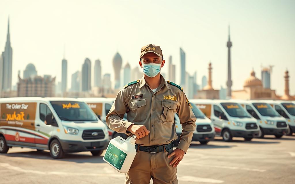 مكافحة حشرات الأقرب اليك فى مدن الكويت شركة النجم الذهبي