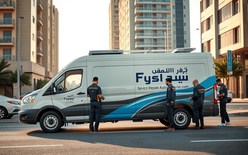 تغطية خدمة كراج متنقل