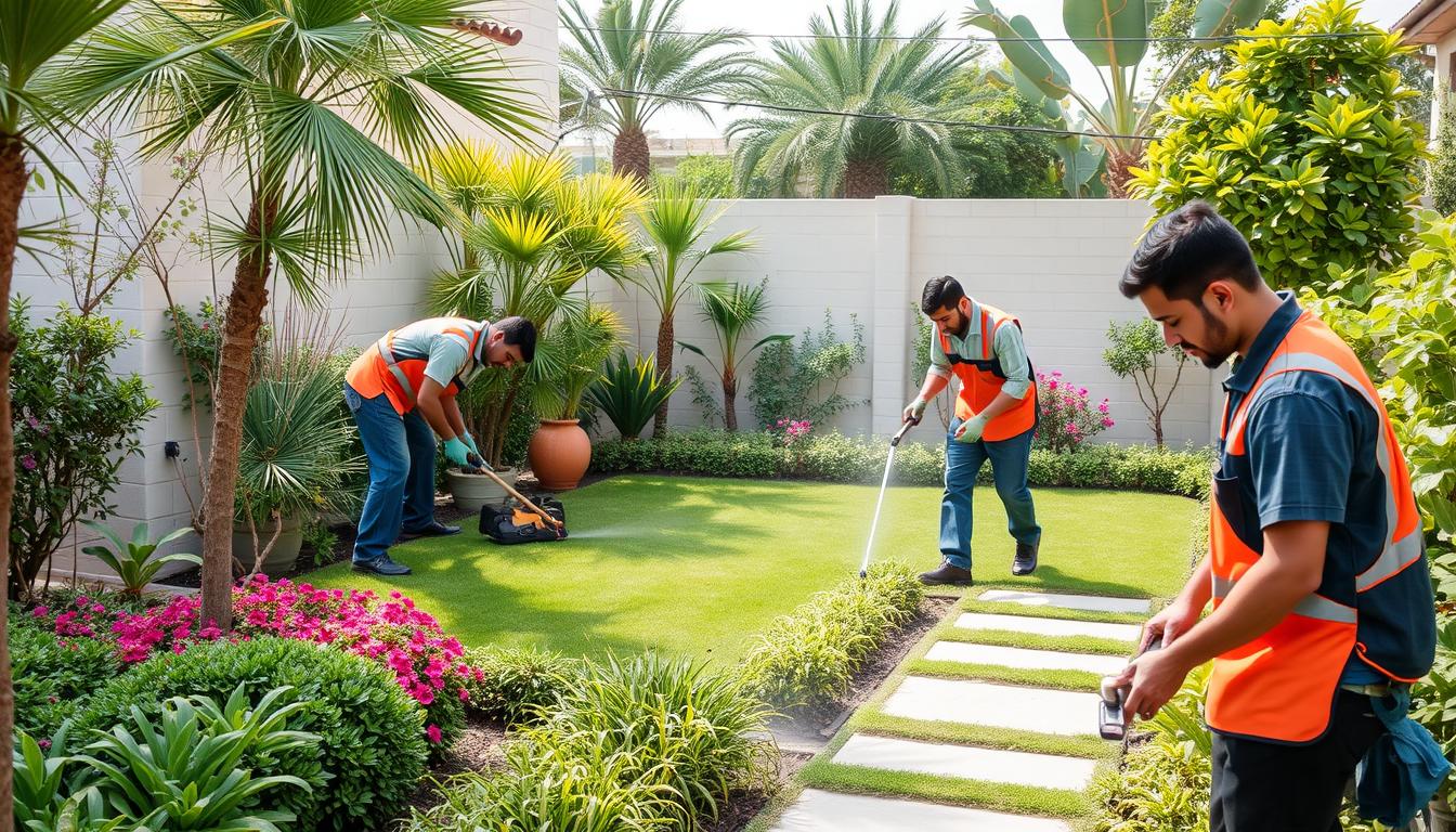 صيانة دورية للحدائق المنزلية في الرياض