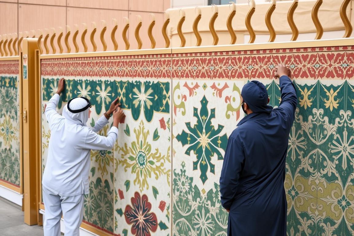 تصميم سواتر مخصصة من الغطاء الذهبي