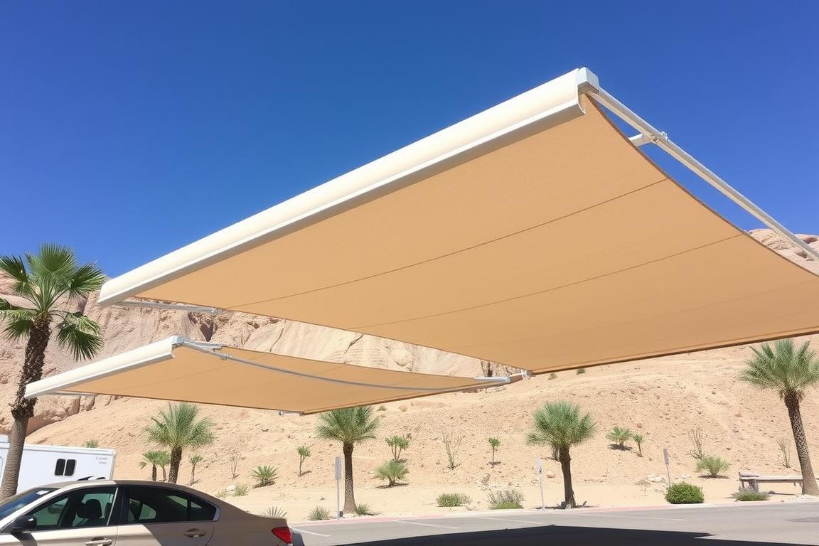 مظلات سيارات متحركة في مكة