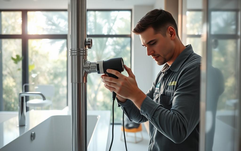 كشف تسربات المياه