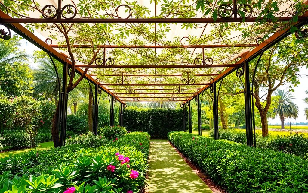 مظلات وسواتر حدائق