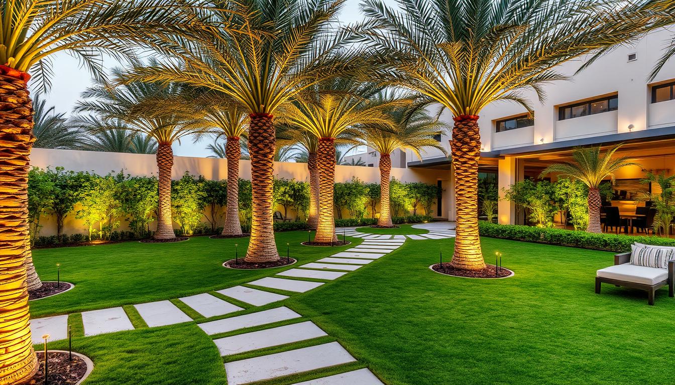 تصميم حدائق الرياض العصرية مع شركة النعيم