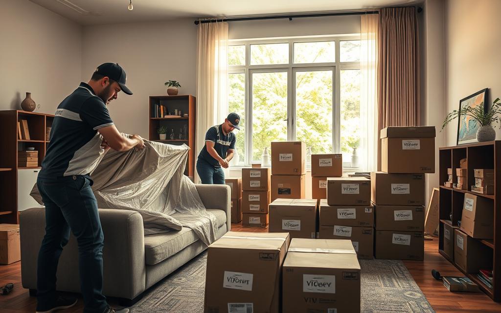 نقل عفش مع التغليف والتركيب