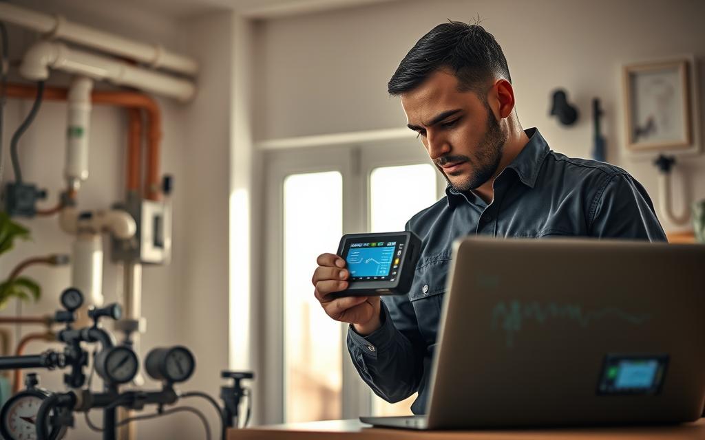 كشف تسربات المياه