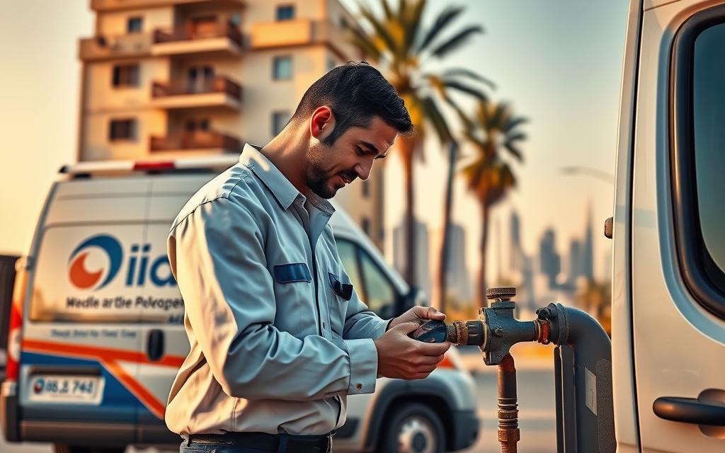 كشف تسربات المياه