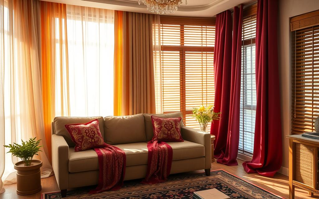 أنواع الستائر