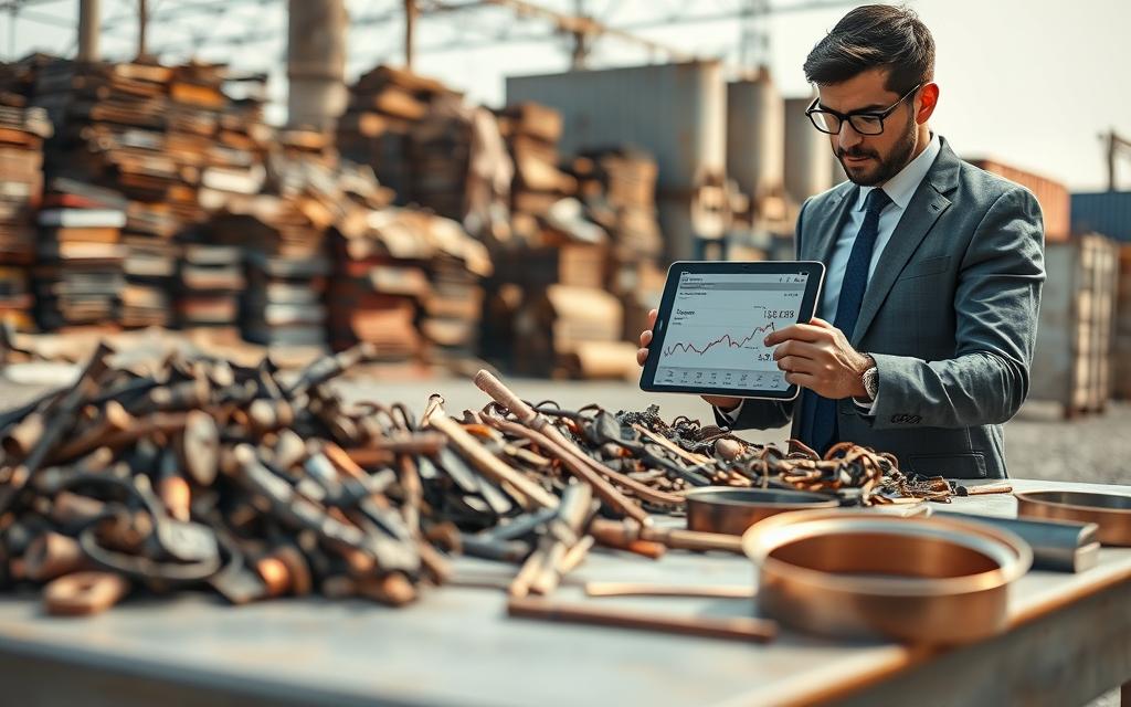 أسعار الحديد والنحاس