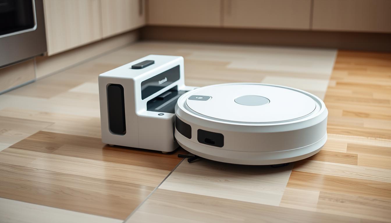 Roborock Q7 Max+ robot vacuum with self-emptying dock