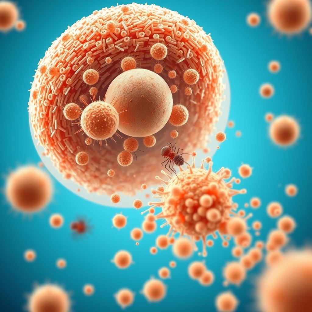 Microscopic view of allergen particles being captured by Hathaspace HSP003 HEPA filter