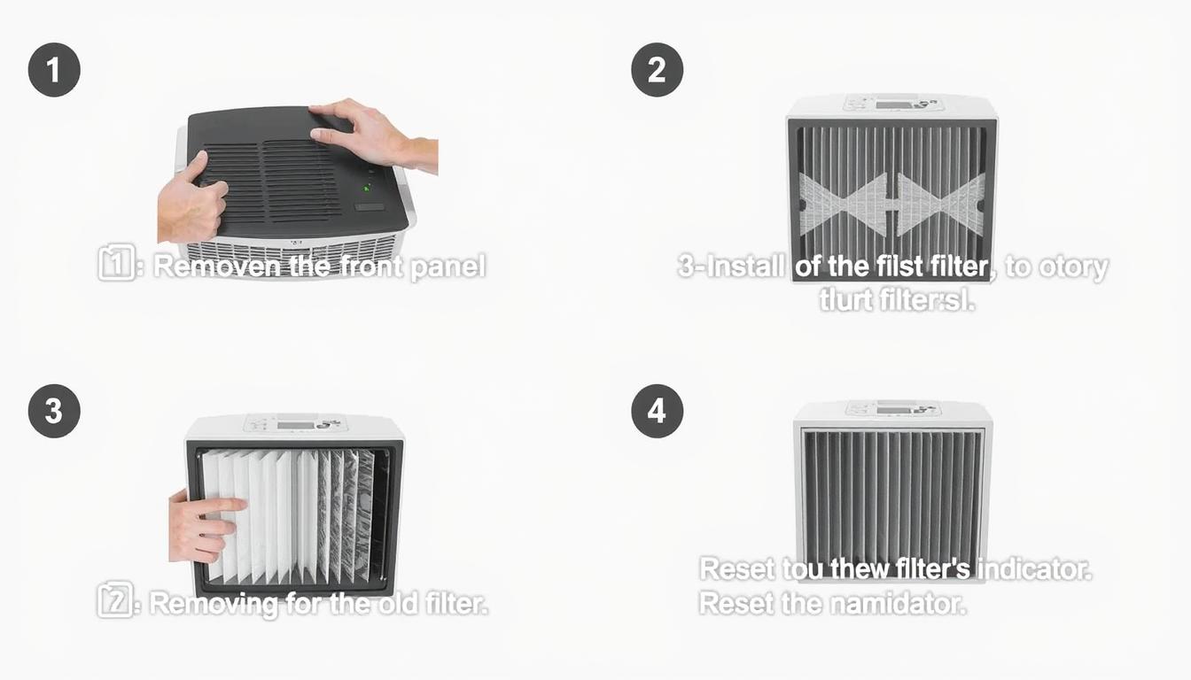 Winix 5500-2 Air Purifier Review - My Honest Testing Experience 22 Step-by-step guide showing how to replace filters in the Winix 5500-2 Air Purifier