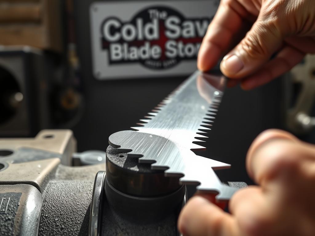 cold saw blade sharpening