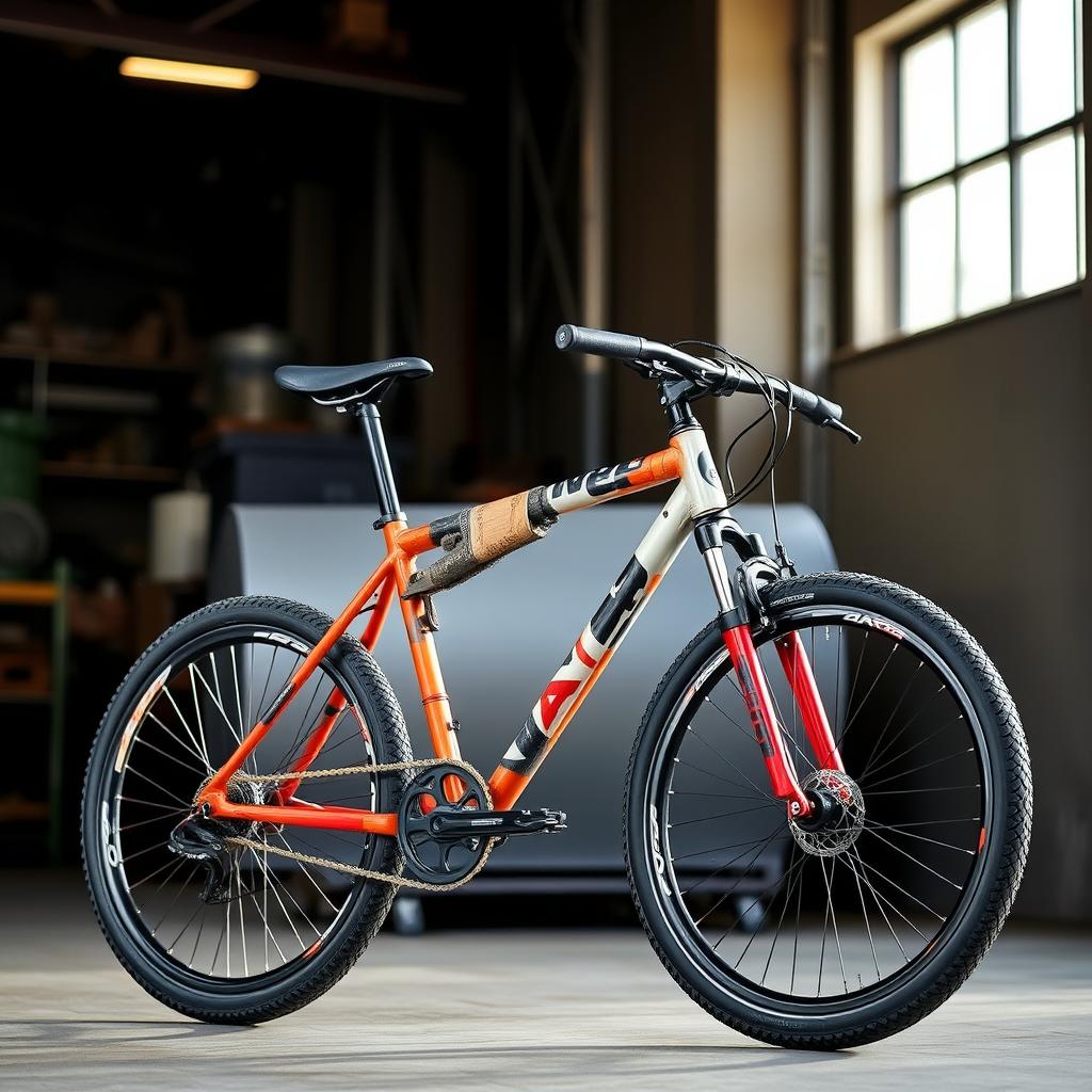Rower firmy Mater Bikes wykonany z materiałów z recyklingu