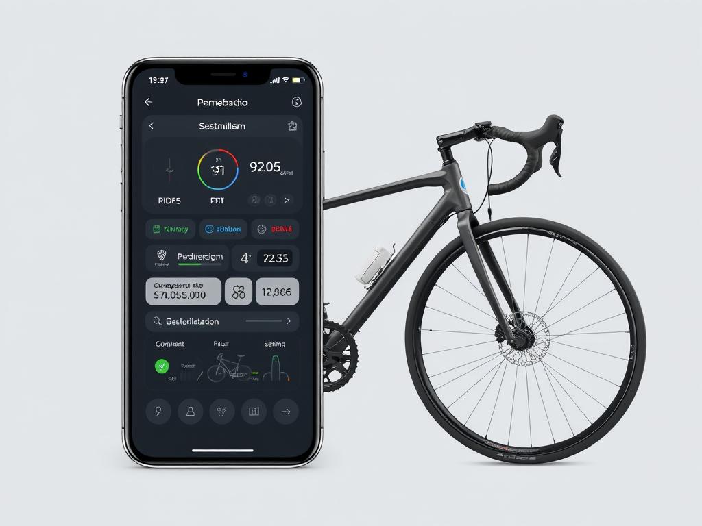 Aplikacja mobilna do personalizacji i monitorowania parametrów roweru połączona z czujnikami