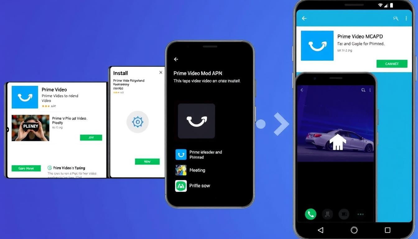 Step-by-step installation process for Prime Video Mod APK
