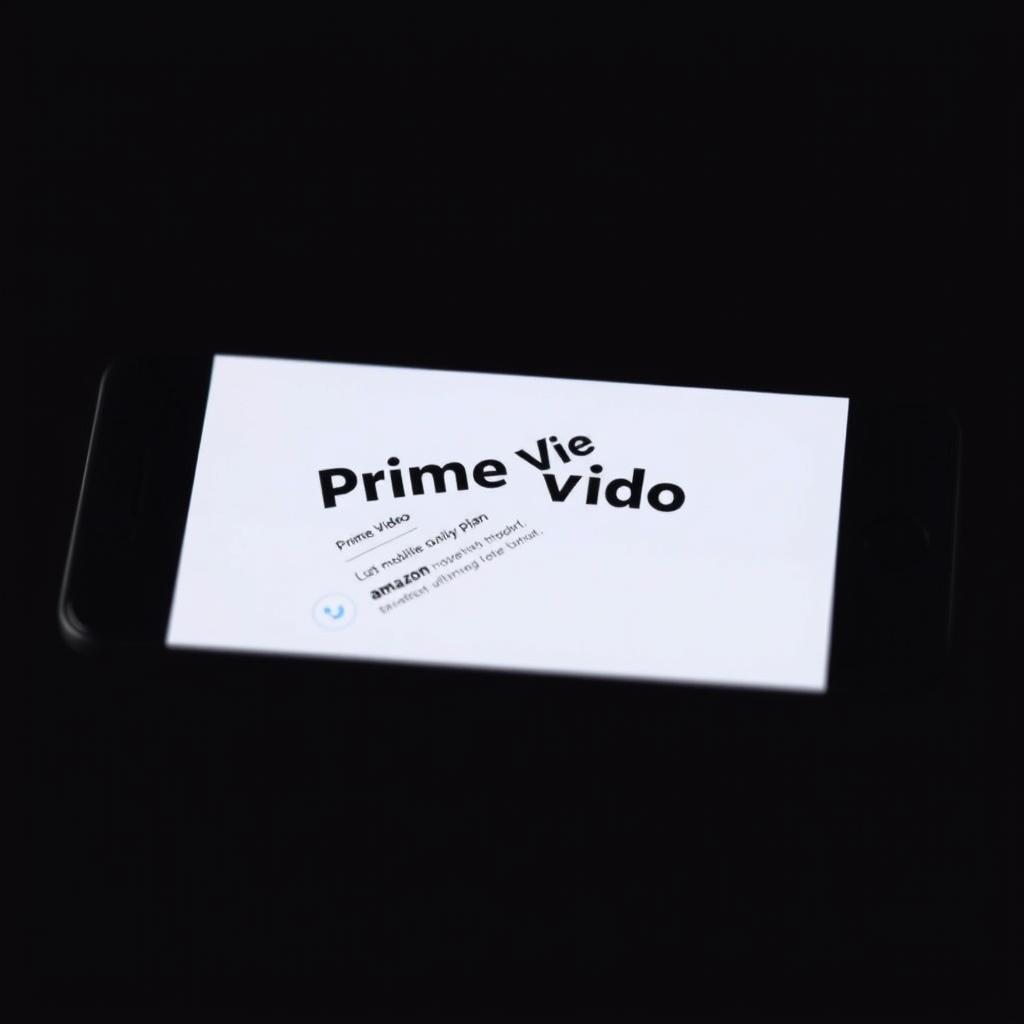 Amazon Prime Video mobile-only plan