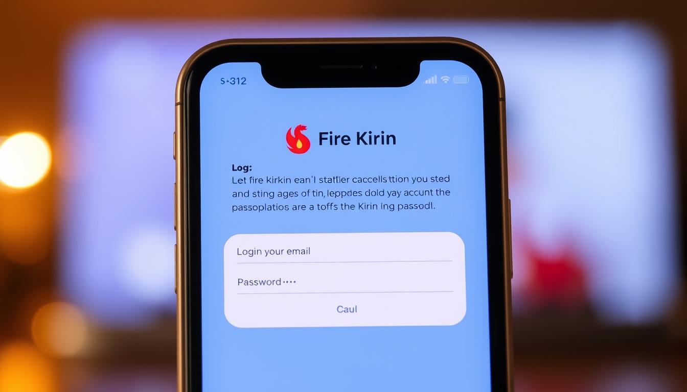 fire kirin app login steps
