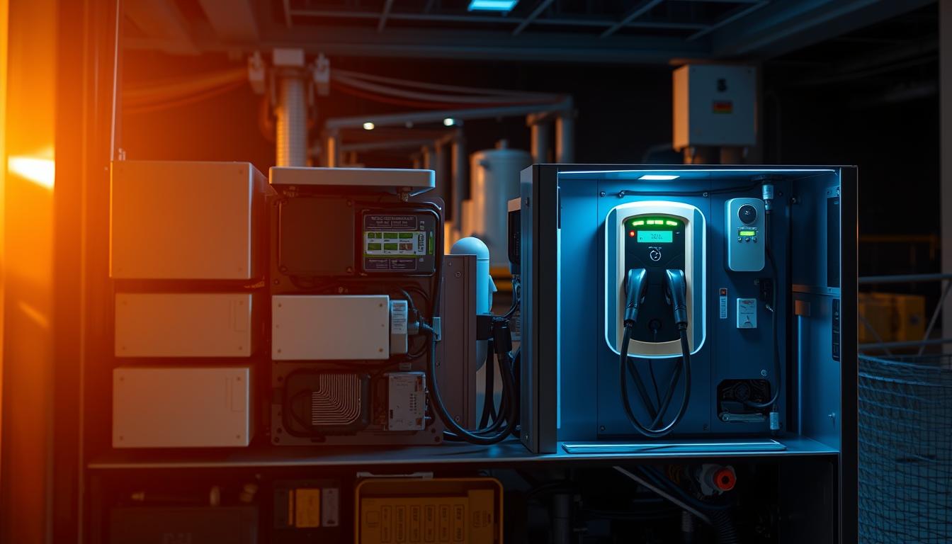 electric vehicle charging station components