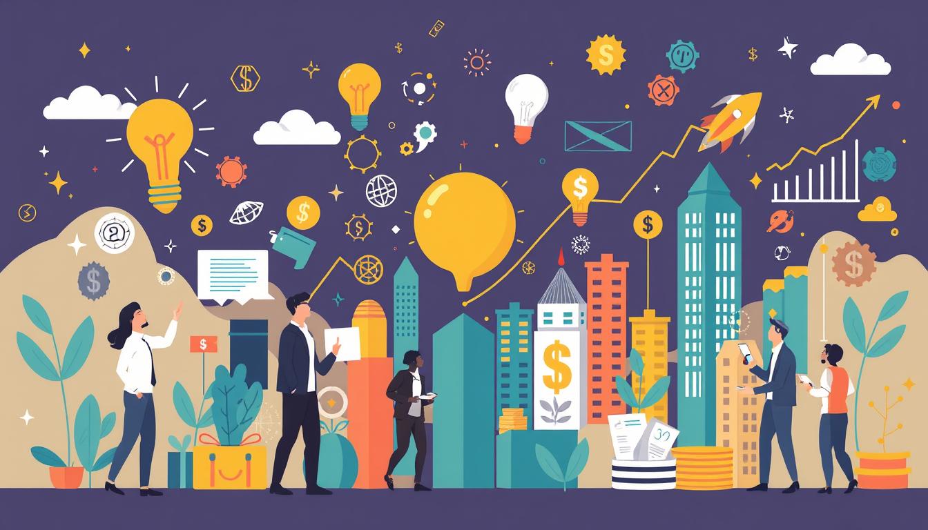 How to Start Investing Your Money in Startups - EconoMix Plus An image representing venture capital investment in startups