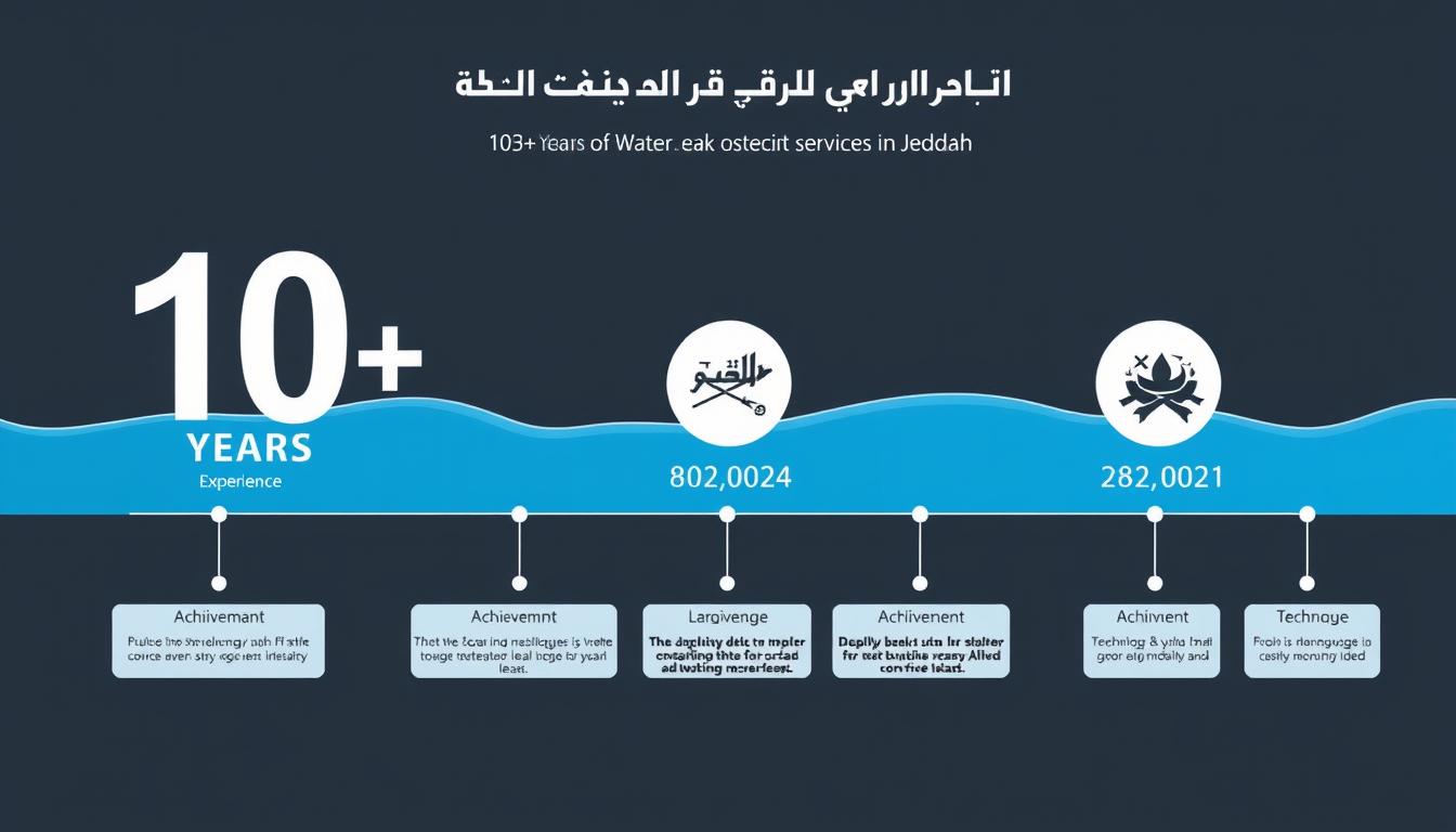 خبرة أكثر من 10 سنوات في كشف تسربات المياه بجدة