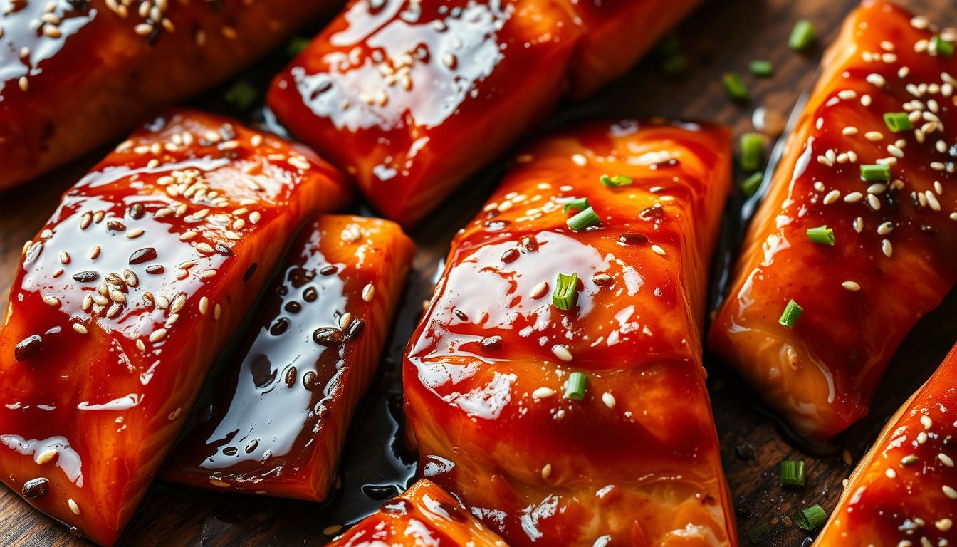 maple glazed salmon variations