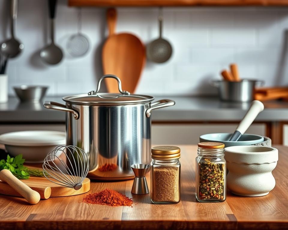 kitchen equipment for cooking butter chicken