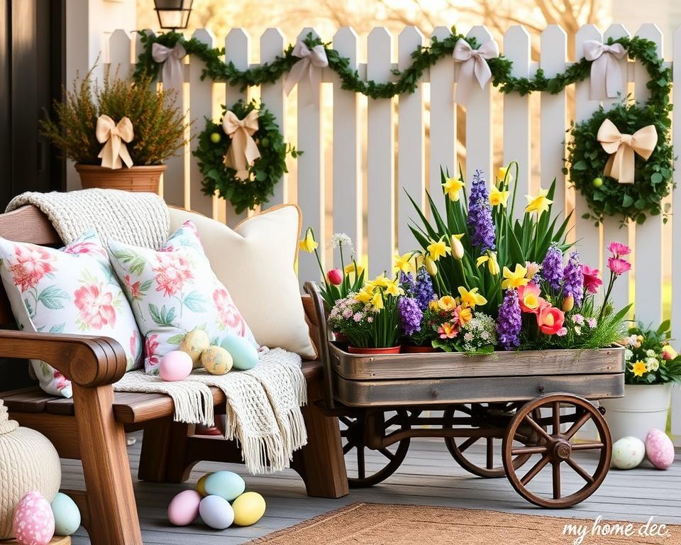Easter front porch decor ideas