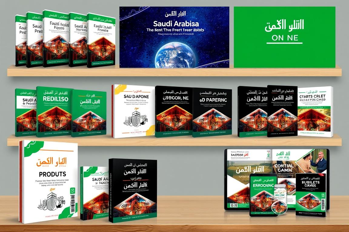 منتجات رقمية سعودية تشمل كتب إلكترونية ودورات تدريبية