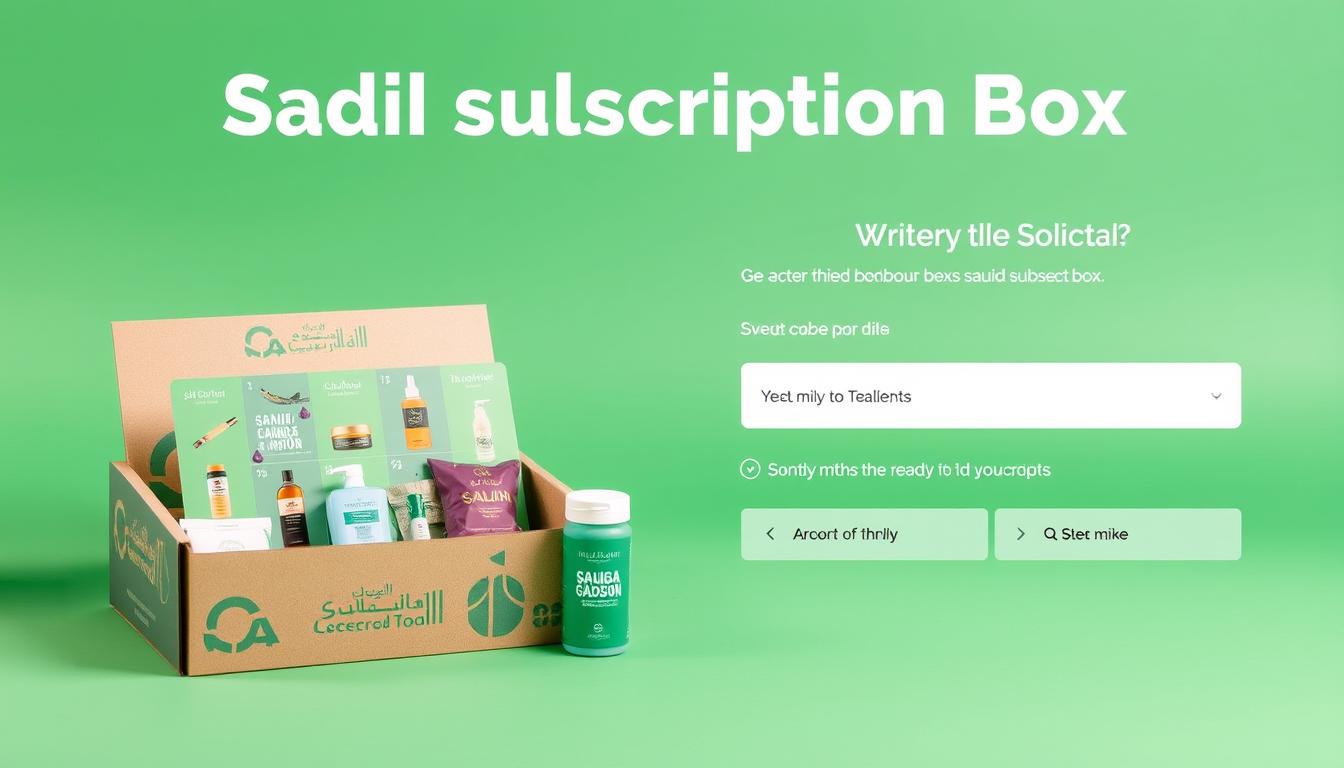 نموذج اشتراك شهري لصندوق منتجات سعودية