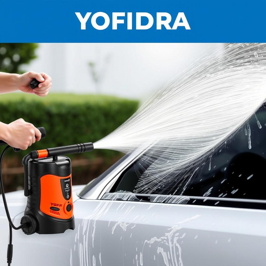 استخدام بندقية YOFIDRA 200Bar للتنظيف