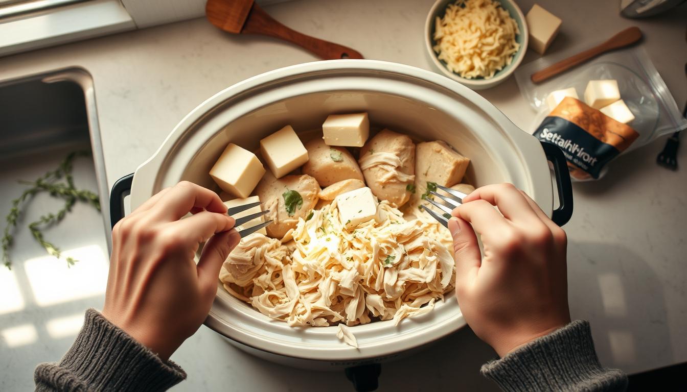 Cream Cheese Chicken Crock Pot Preparation